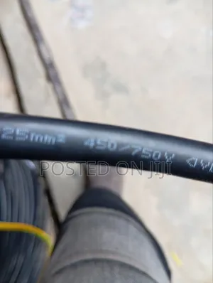 25mmx1core High Quality PVC Flexible Cable 100% Copper