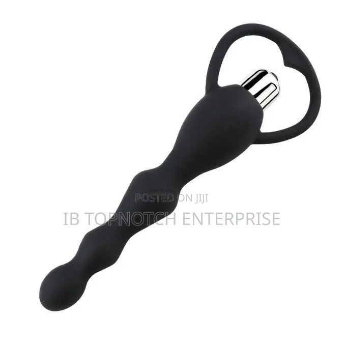 Orgasm Pull Ring Silicon Anal Plug Beads