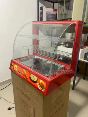 Red Snacks/Pastry Warmer (2 Plates)
