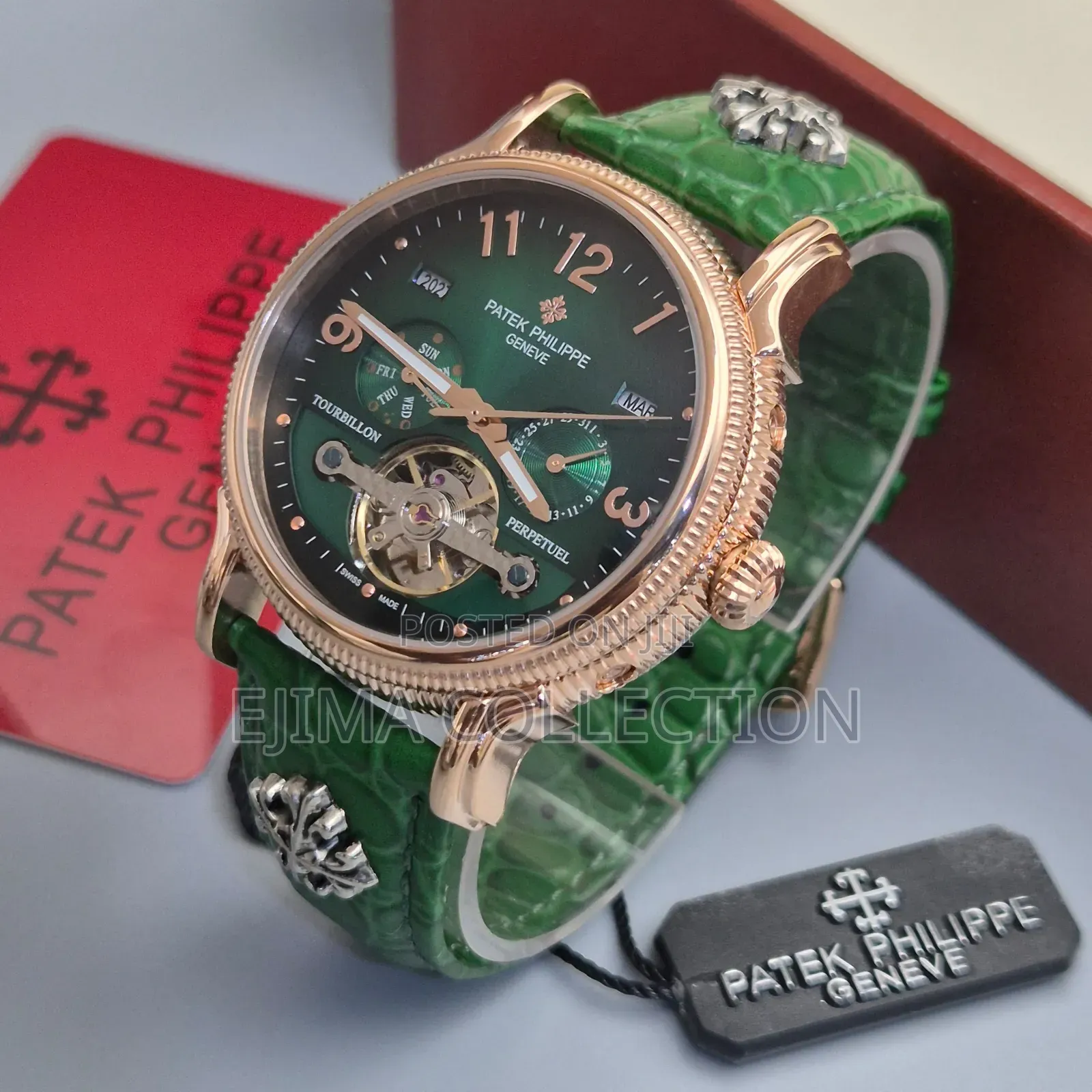 High Quality PATEK Automatic Leather Watch