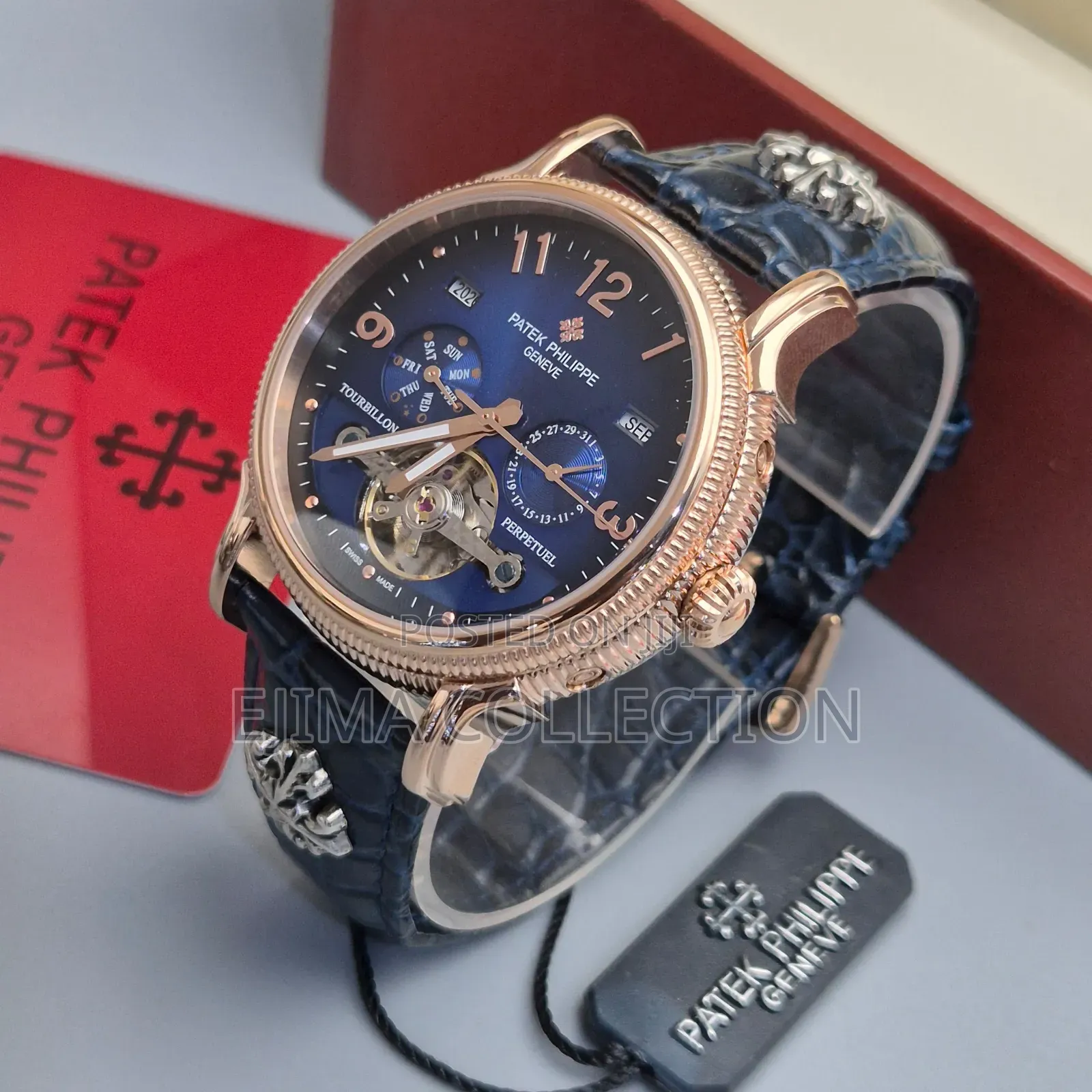 High Quality PATEK Automatic Leather Watch