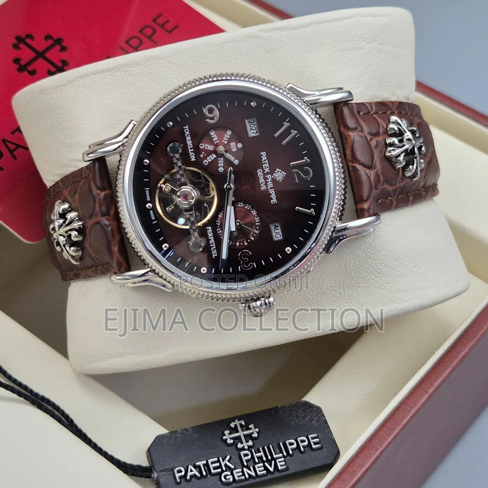 High Quality PATEK Automatic Leather Watch