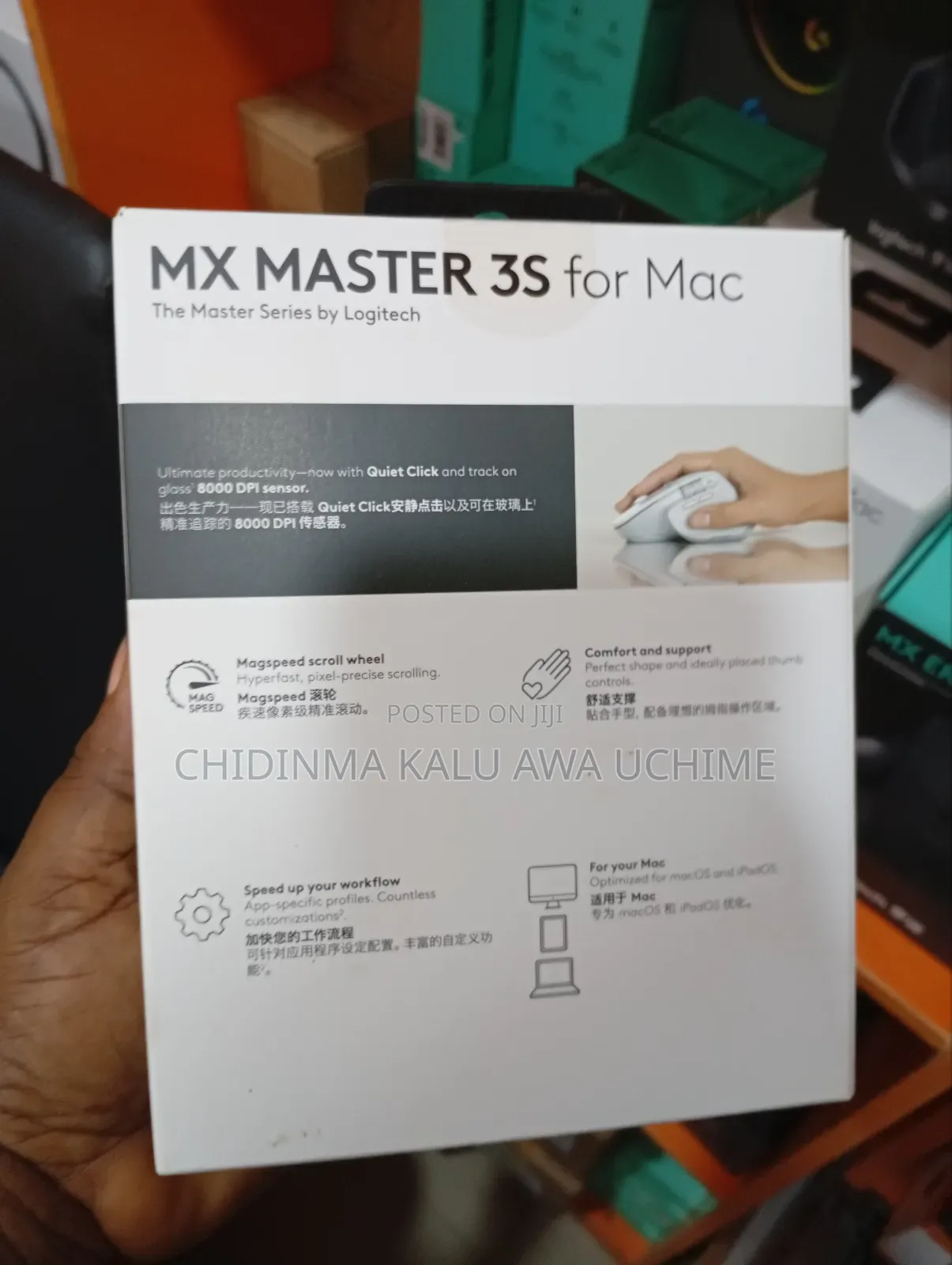 Logitech Mx Master 3S for Mac Wireless Mice