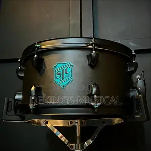 SJC Custom Snare Drum Midnight Black Satin 14x6.5