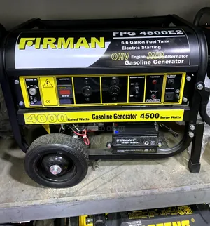Brand New 4/4.5kva Firman FPG4800E2 Key Start Generator