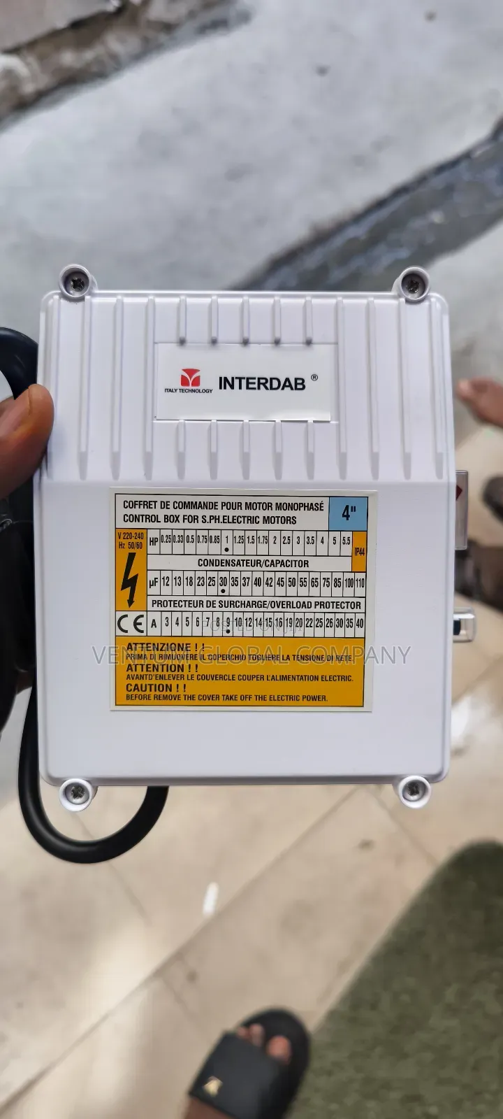Control Box 1HP 220V