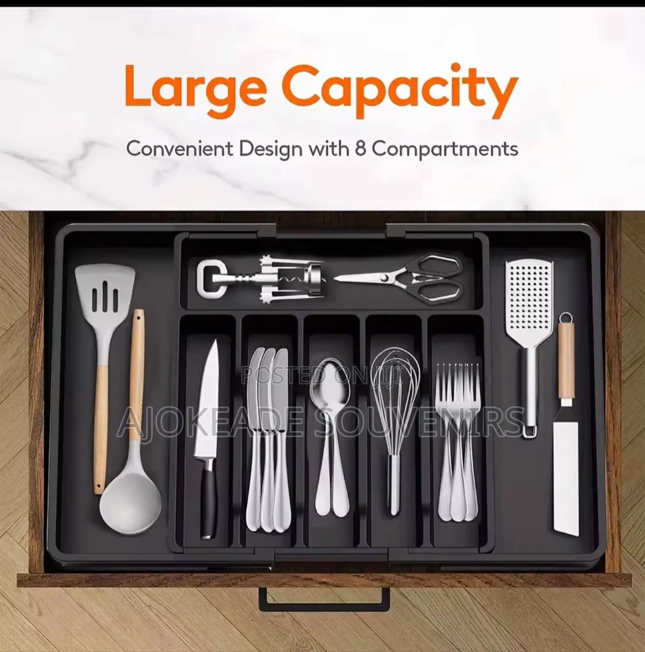 Expandable Cutlery Drawer