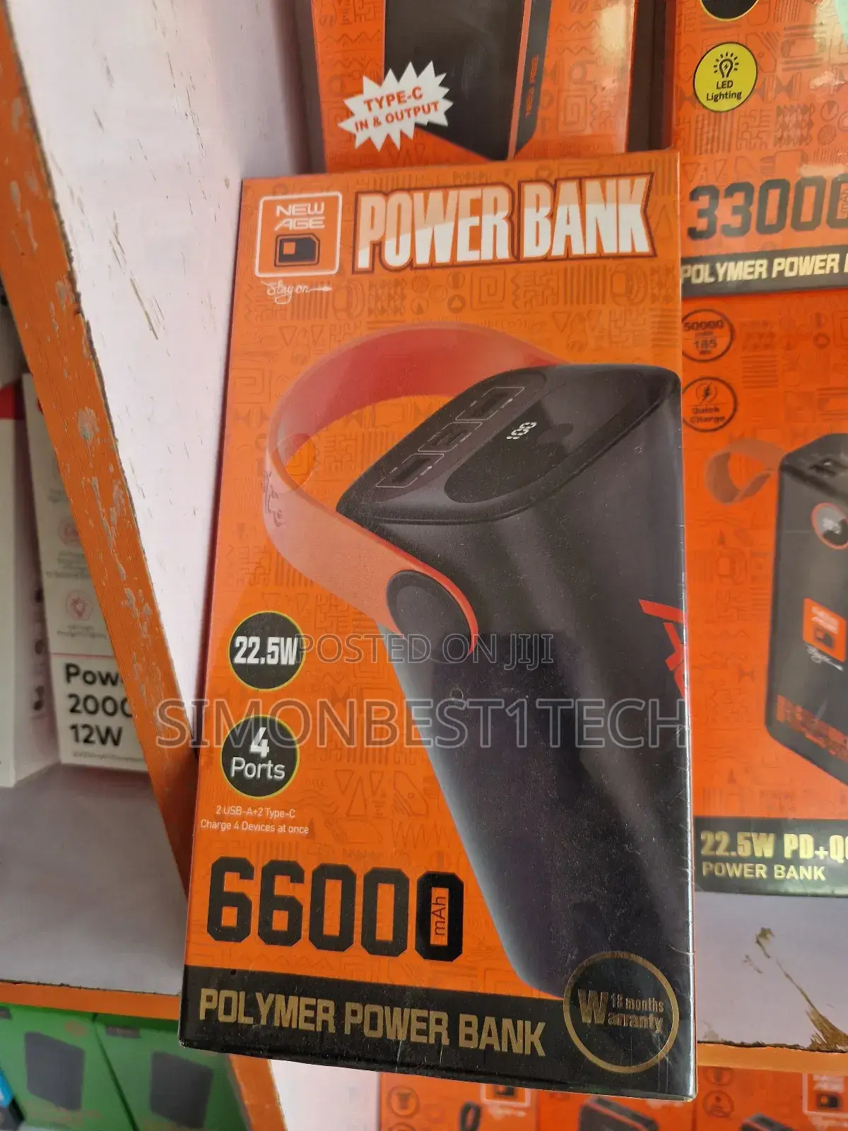 New Age Power Bank 66000mah.
