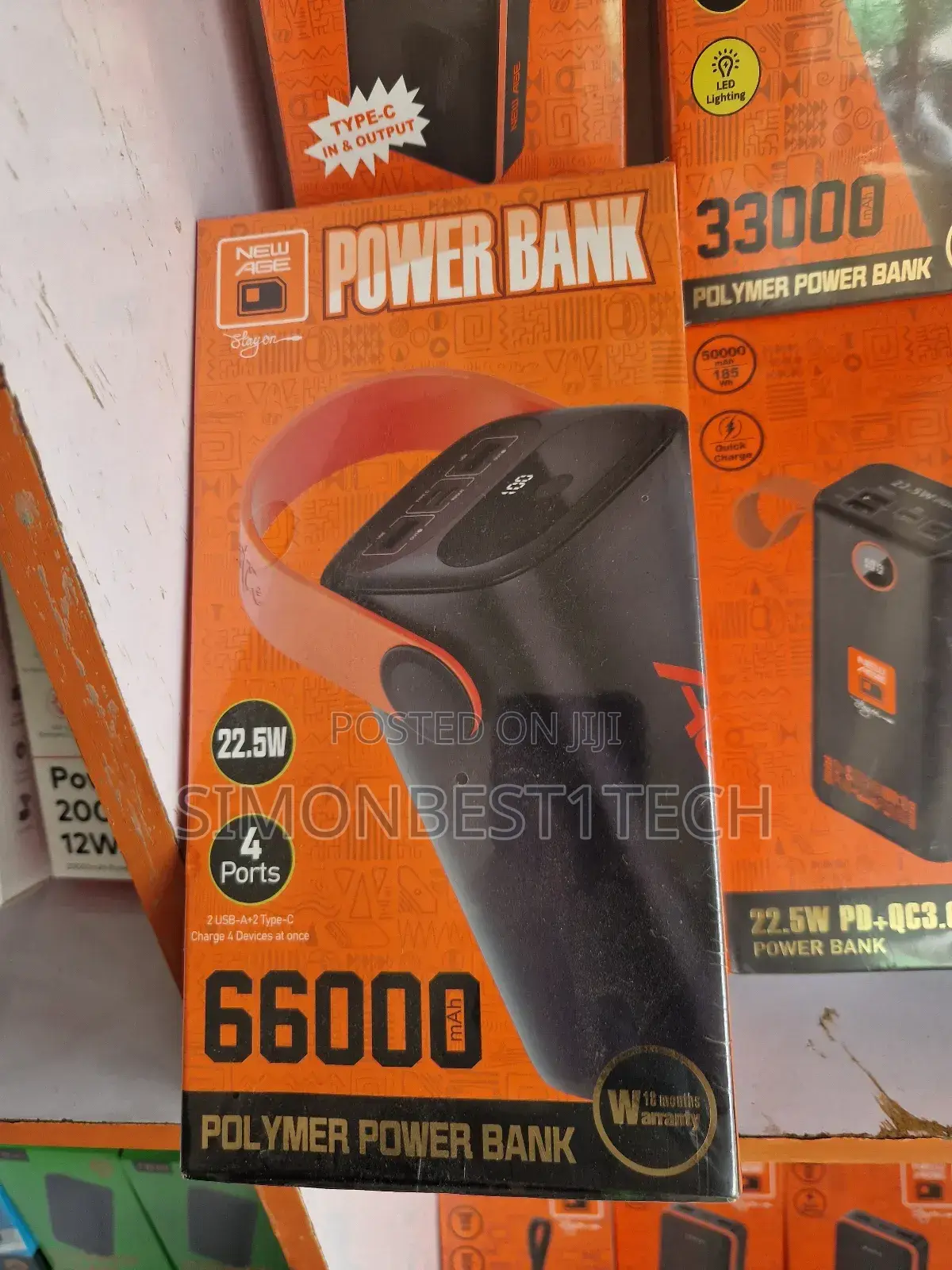 New Age Power Bank 66000mah.