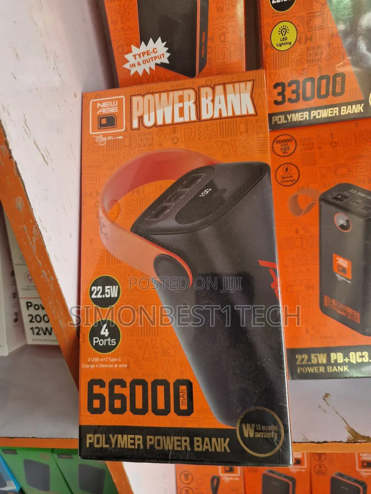 New Age Power Bank 66000mah.