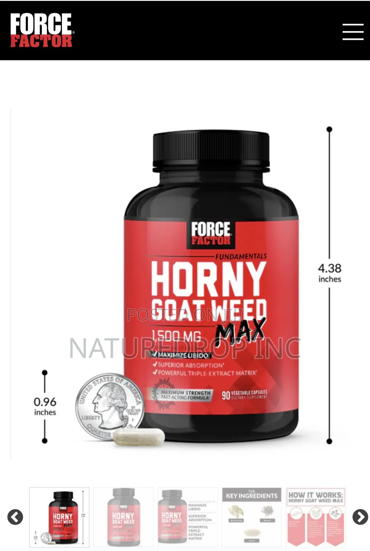 Horny Goat Weed Max (Force Factor)