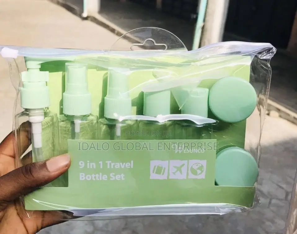9 in 1 Travel Bottle Set