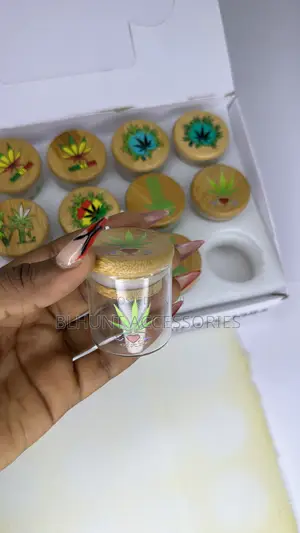 Mini Glass Storage Can