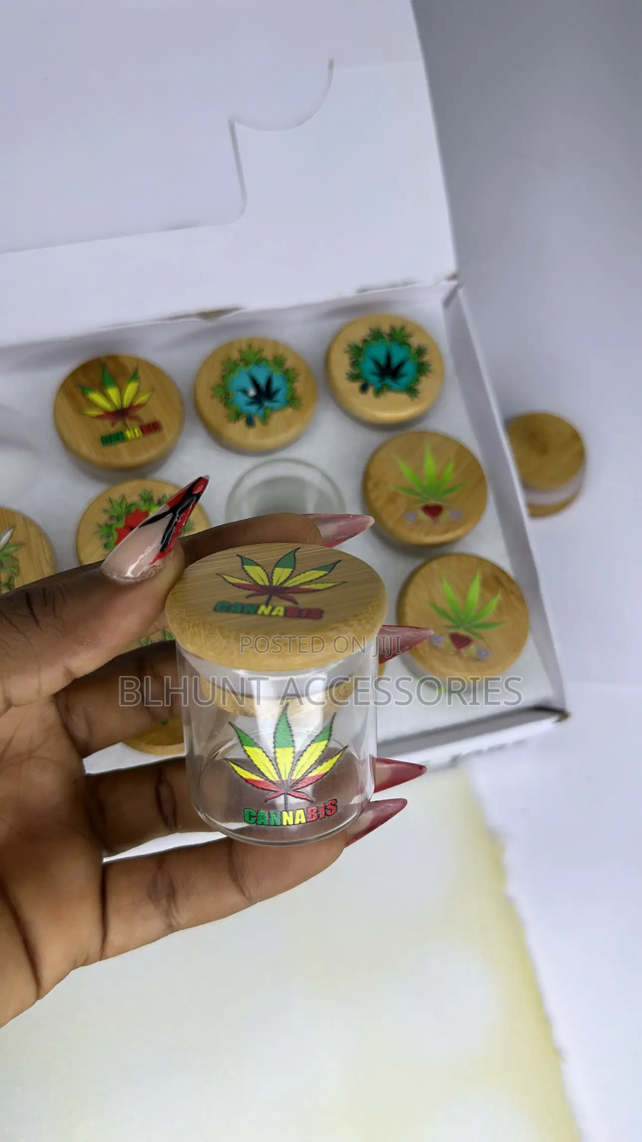 Mini Glass Storage Can
