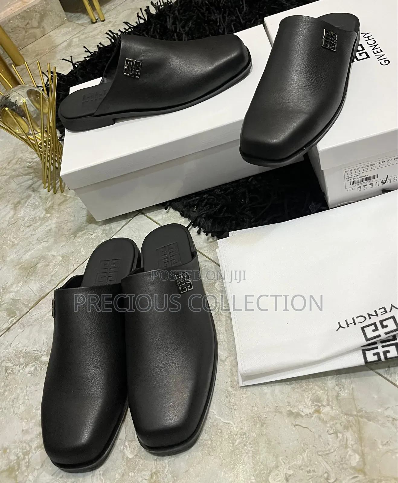Top Quality Givenchy First Leather Half Shoe for Men