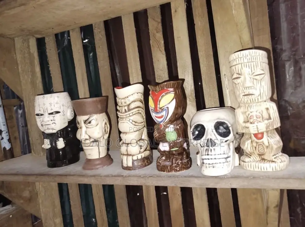 Ceramic Tiki Cup