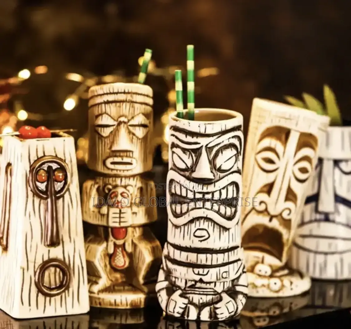 Ceramic Tiki Cup