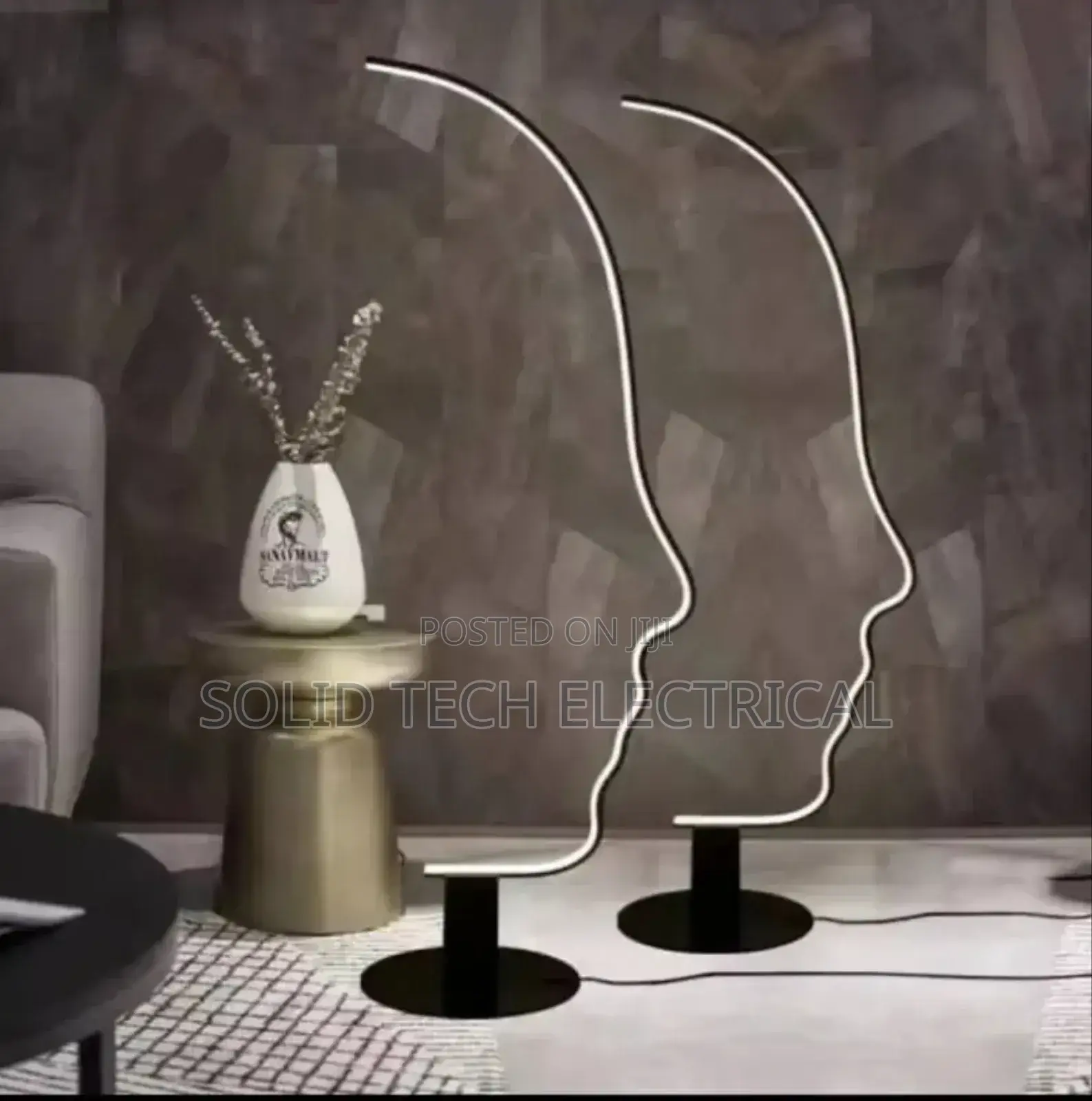 Human Face Standing Lamp