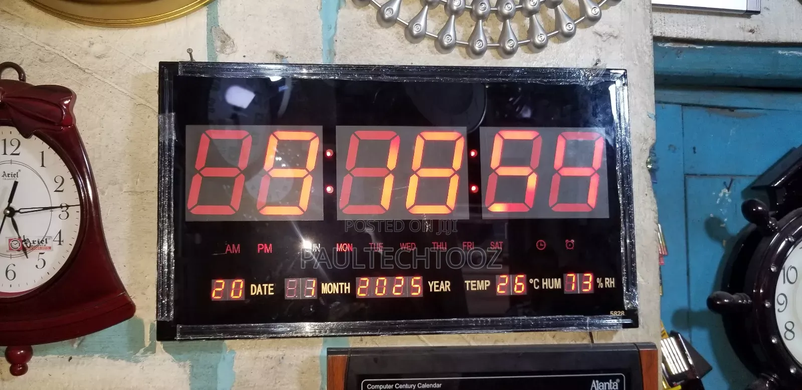 Digital and Analog Wall Clocks