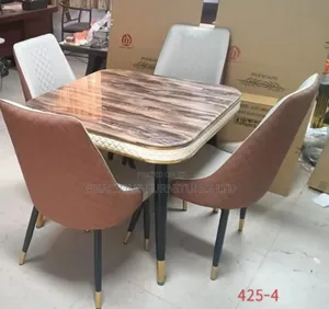 4 Seater Marble Dining Set
