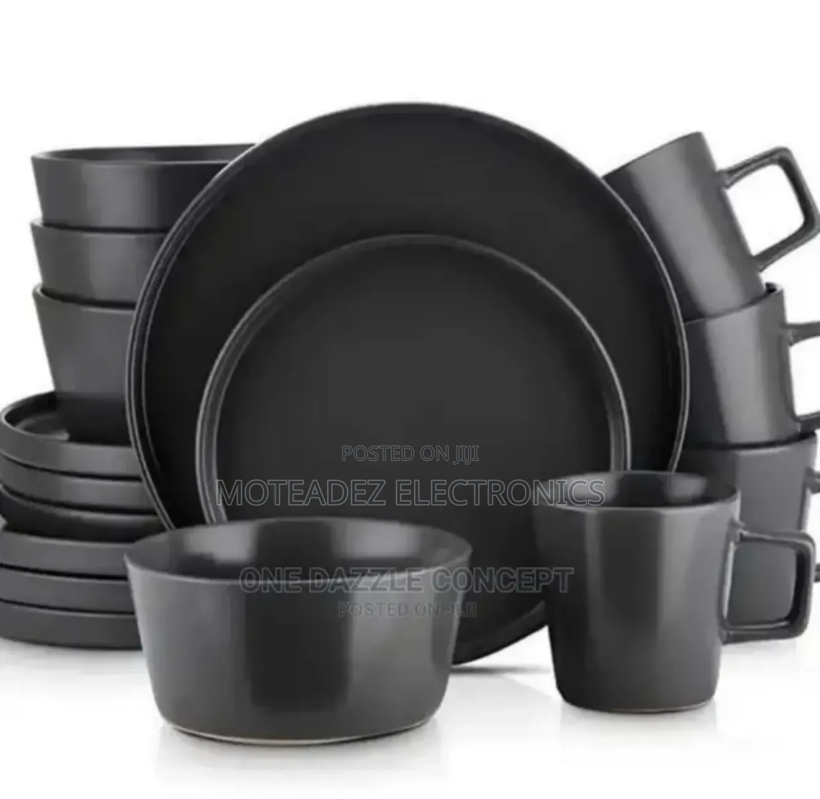 16 PCS High Quality Stoneware Matte Ceramic Dinner Set