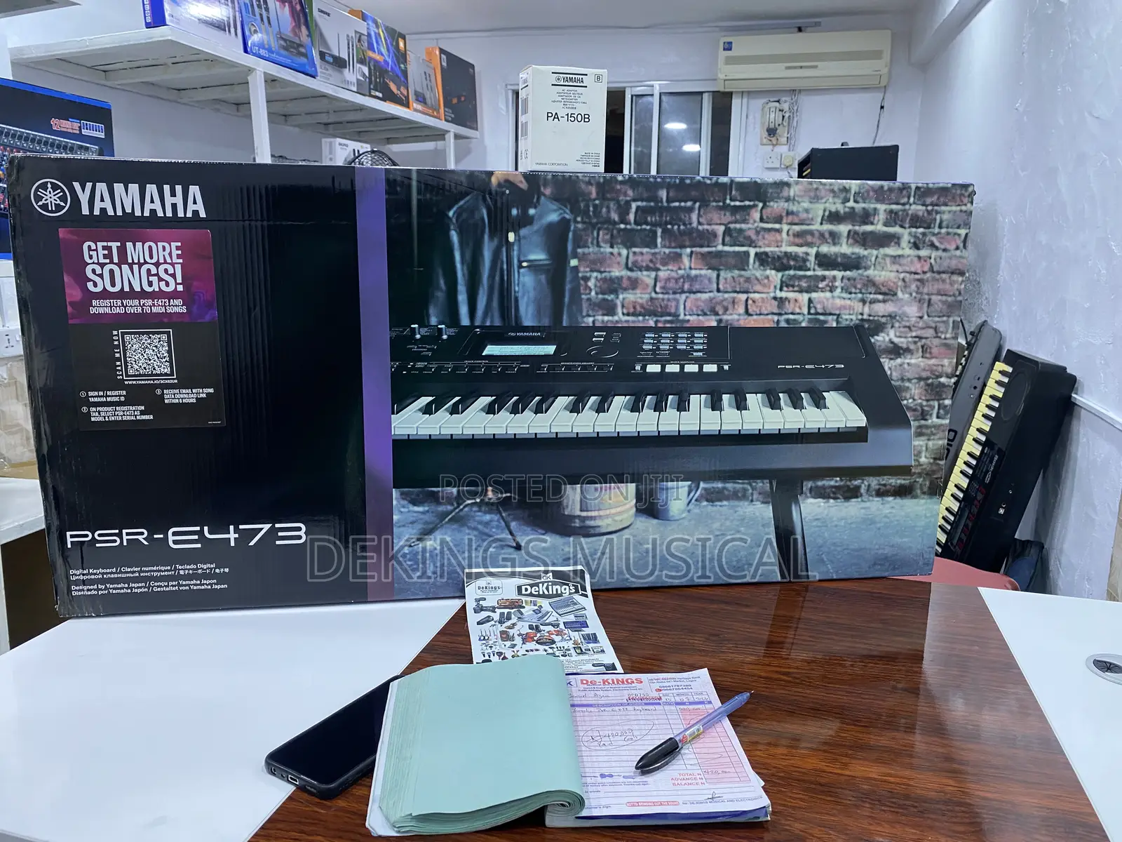 Yamaha PSR E473 Portable Keyboard 61keys