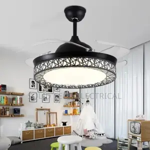 Modern Homes Led Fan Chandelier With Bluetooth Speaker and Remote