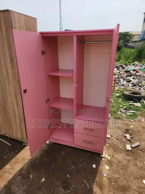 Wooden 3by6ft Wooden Wardrobe Made With HDF Plywood