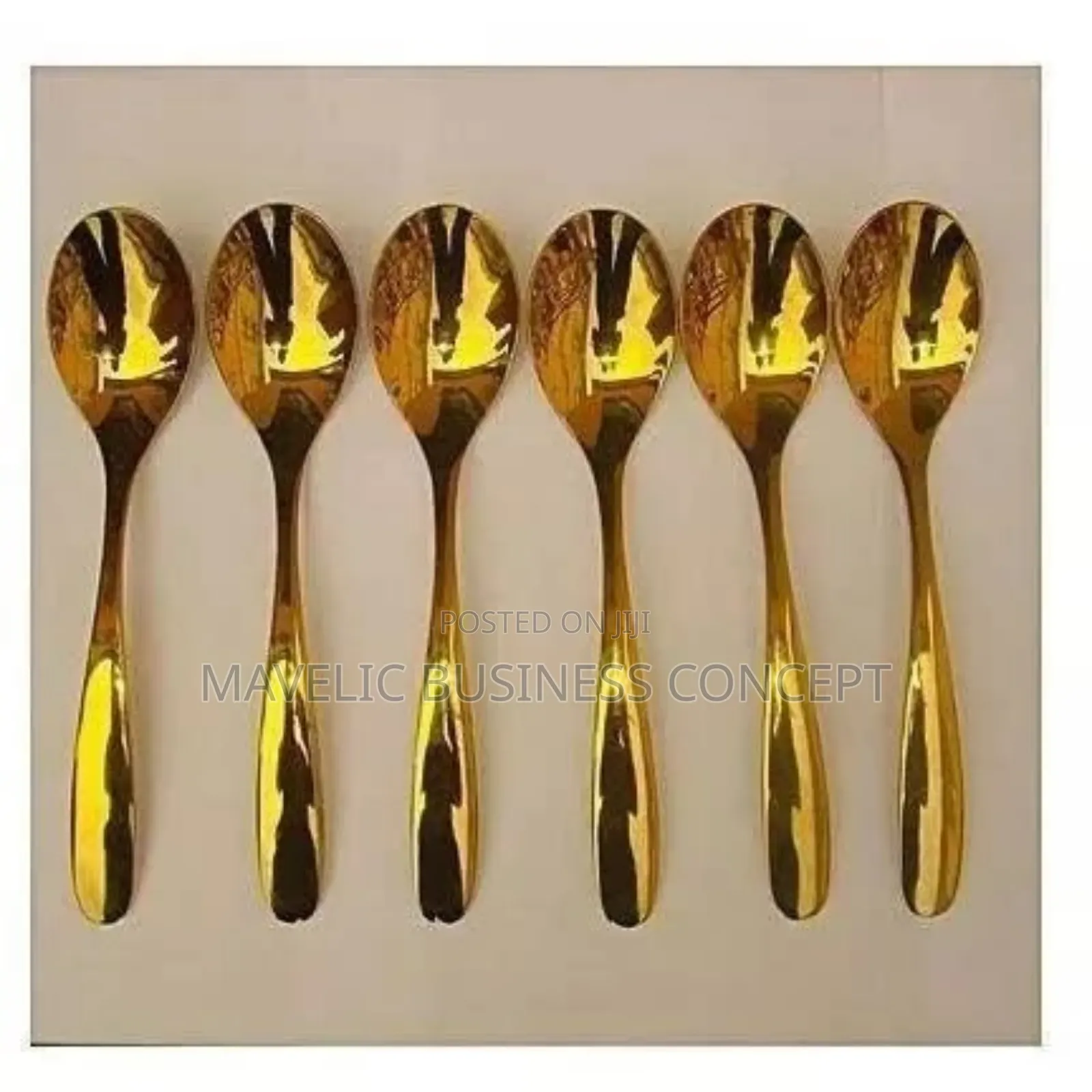 Golden and Sliver Eating Spoon and Fork