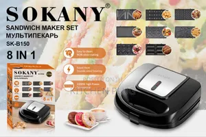 8 in 1 Detachable Mini Grill Sandwich Maker Machine