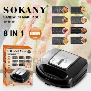 8 in 1 Detachable Mini Grill Sandwich Maker Machine