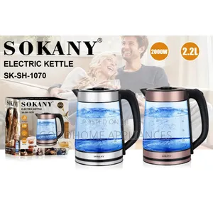 Sokany Transparent Electric Kettle