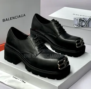 Balenciaga Luxury Lace Up Shoes Best Quality Available