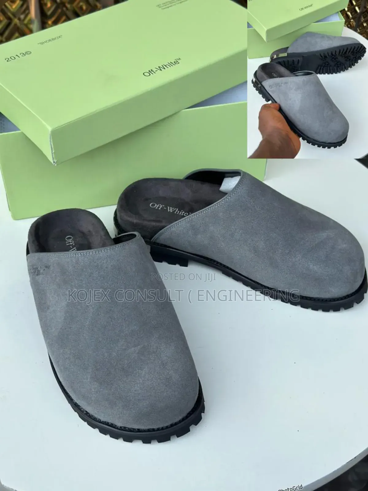 Original Off White Comfy Half Shoe Available