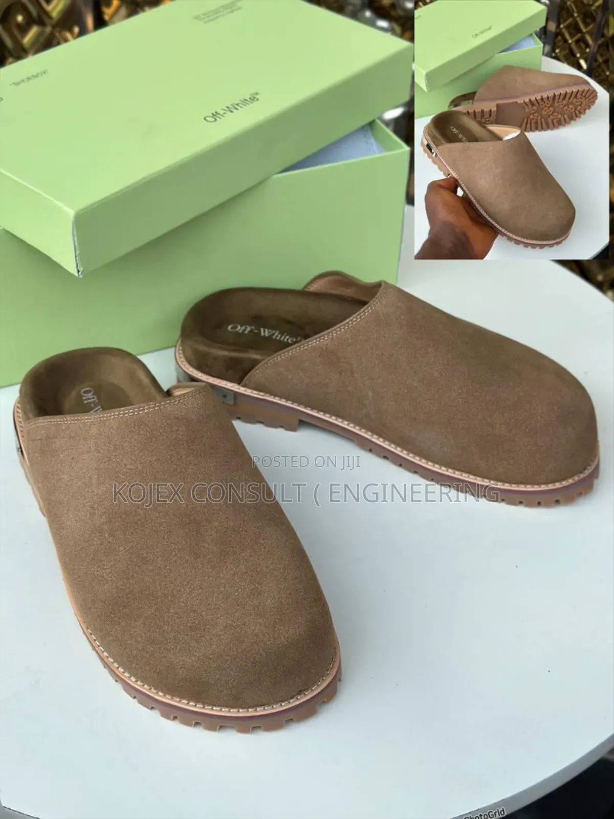 Original Off White Comfy Half Shoe Available