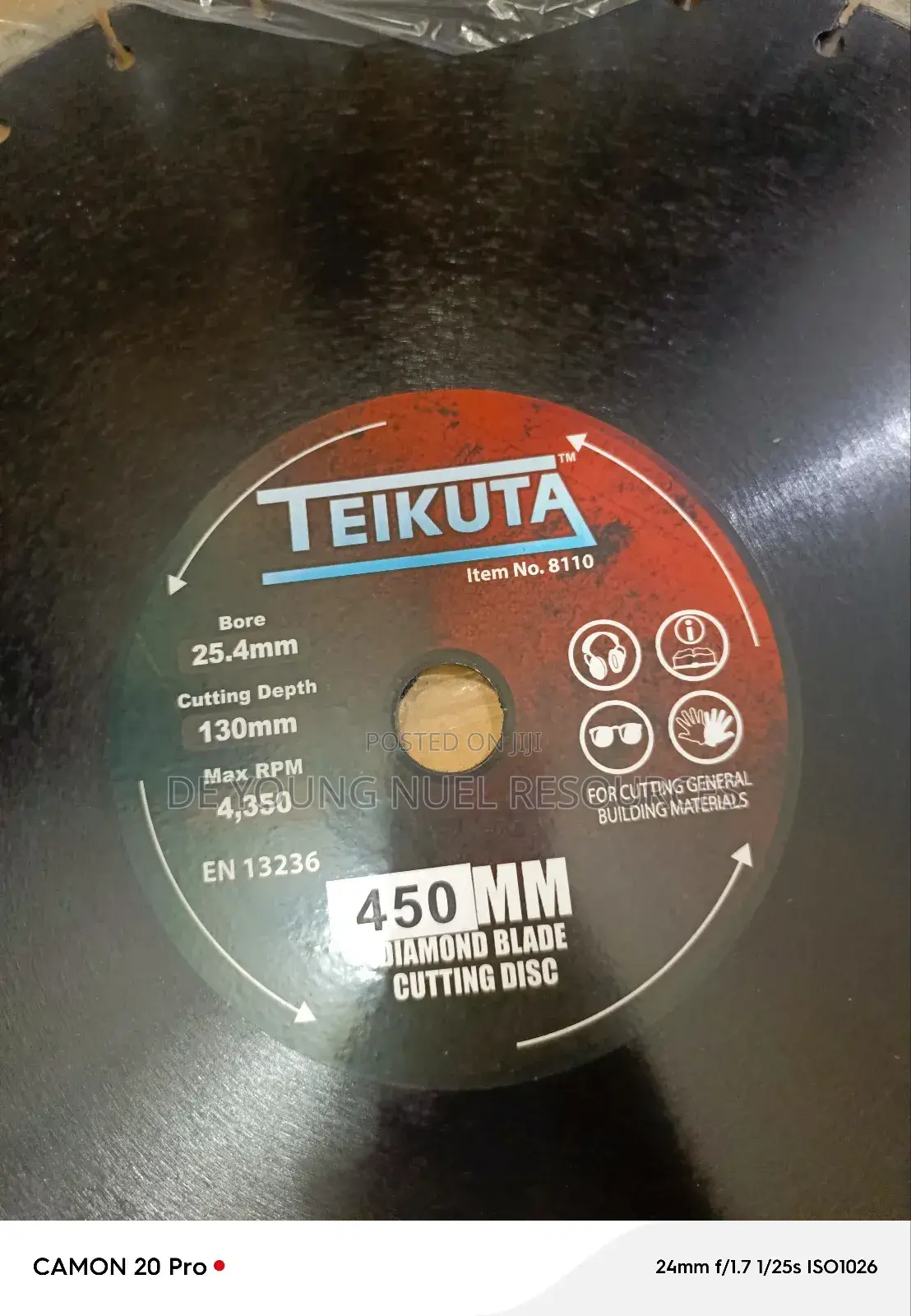 Asphalt Cutting Disc 18"