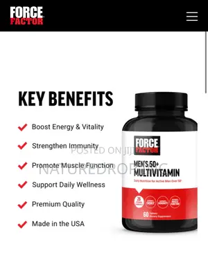 Men’S 50+ Multivitamin (Force Factor)