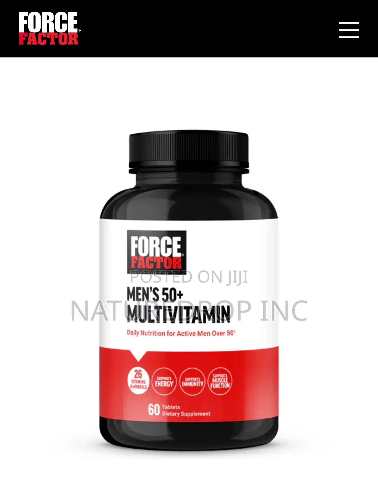 Men’S 50+ Multivitamin (Force Factor)
