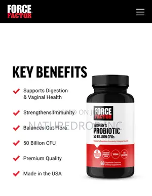 Women's Probiotic 50 Billion CFU Force Factor)