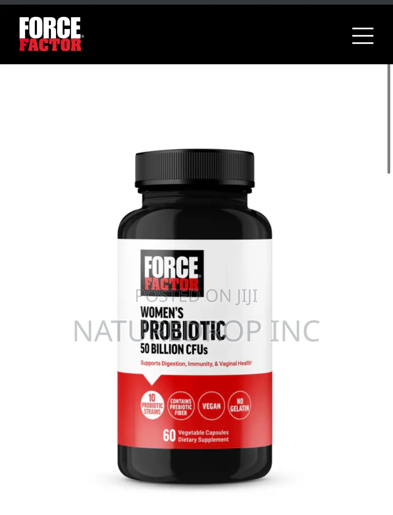 Women's Probiotic 50 Billion CFU Force Factor)