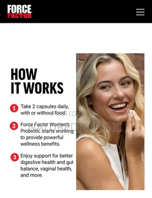 Women's Probiotic 50 Billion CFU Force Factor)