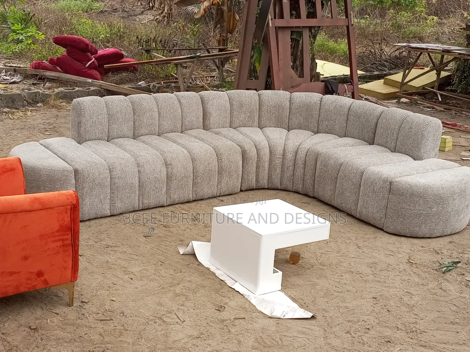 Curved Sofa L Shape .