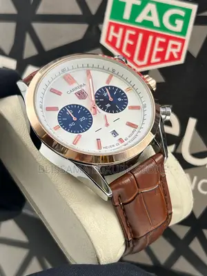 Luxury Tag Carrera Heuer Leather Strap Wristwatches