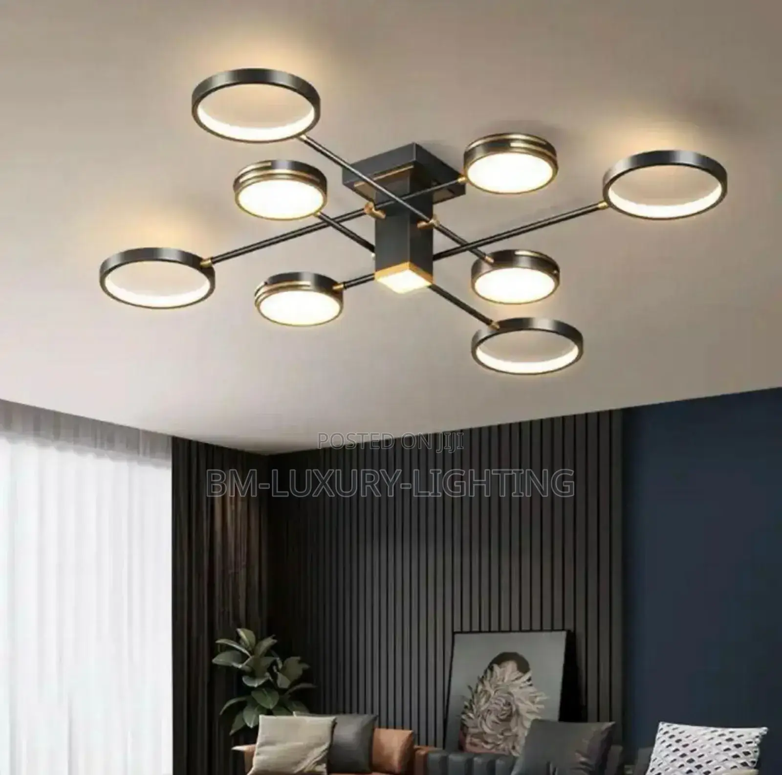 Nordic Edge to Edge Ring Modern Chandelier