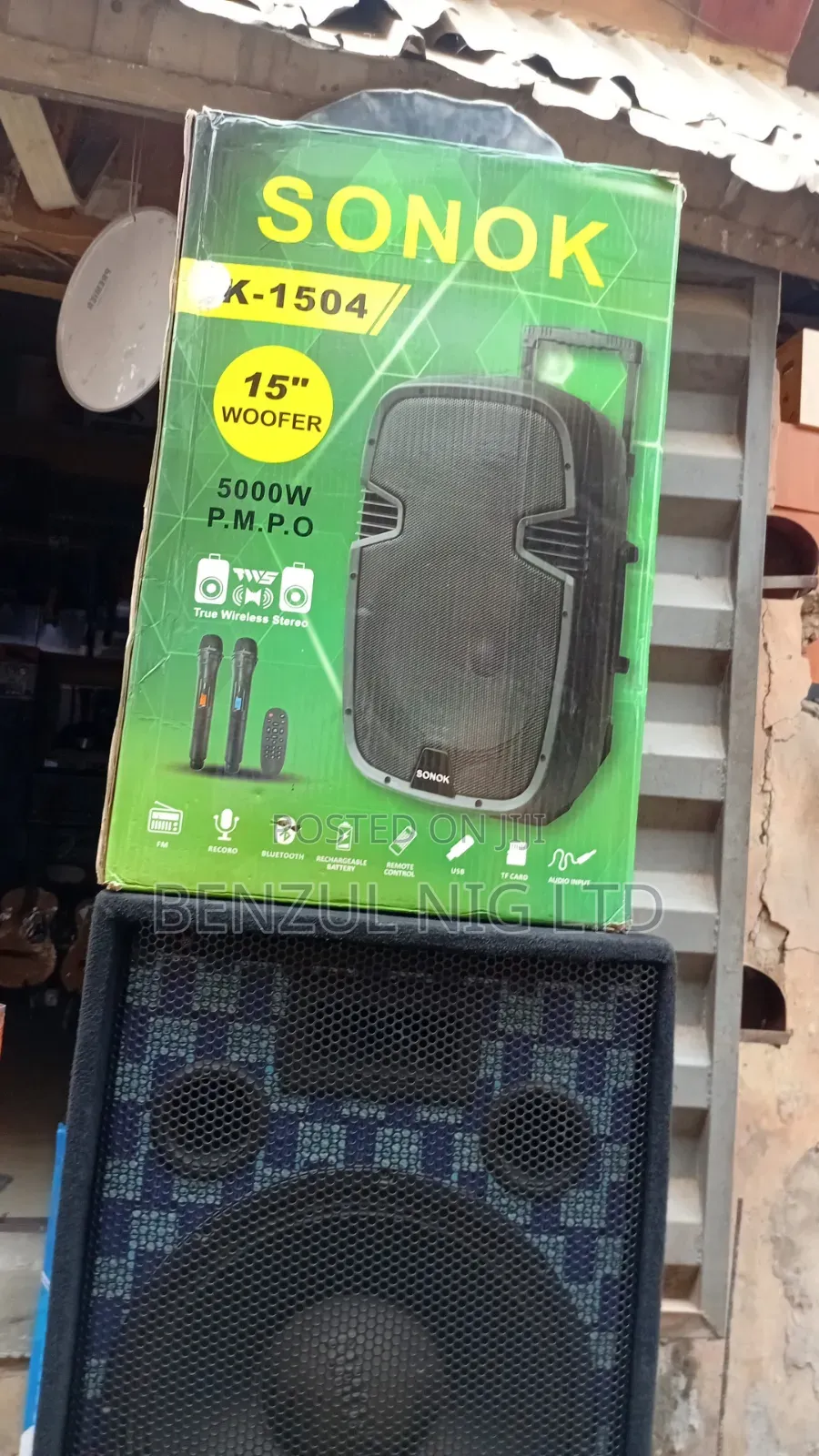Sonok 15inches Speaker System.Public Adress System