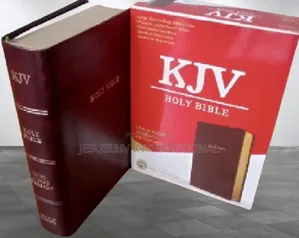 KJV Large Print Compact Reference Bible, Brown Leathertouch