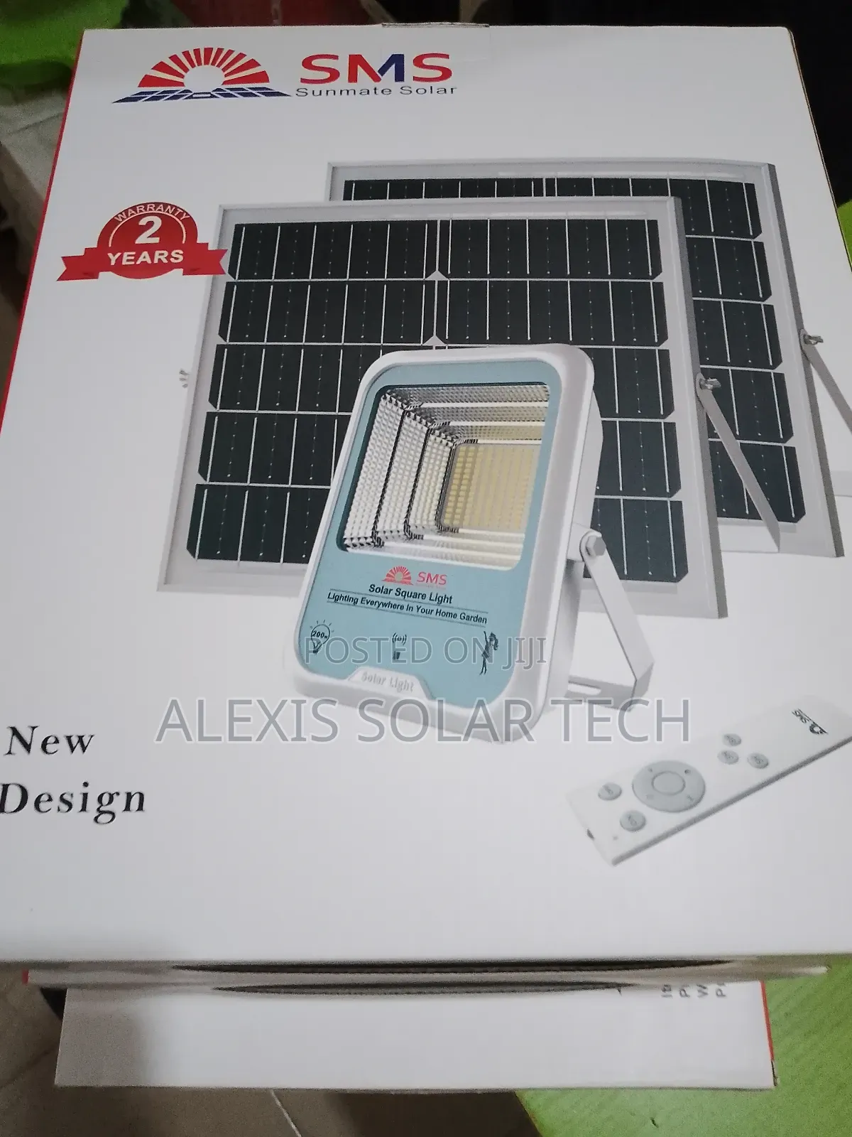 SMS 200w Double Panel Solar Flood Light