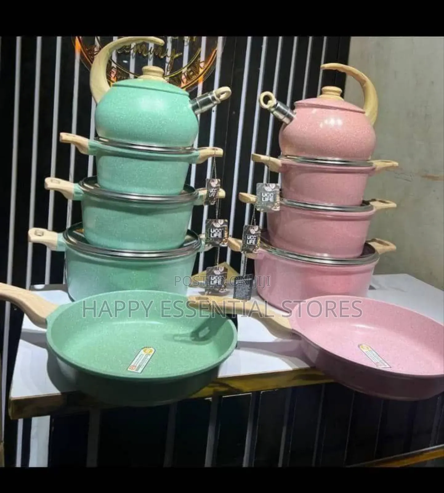 Ucc Life Quality Induction Marble Pot.Available in Green