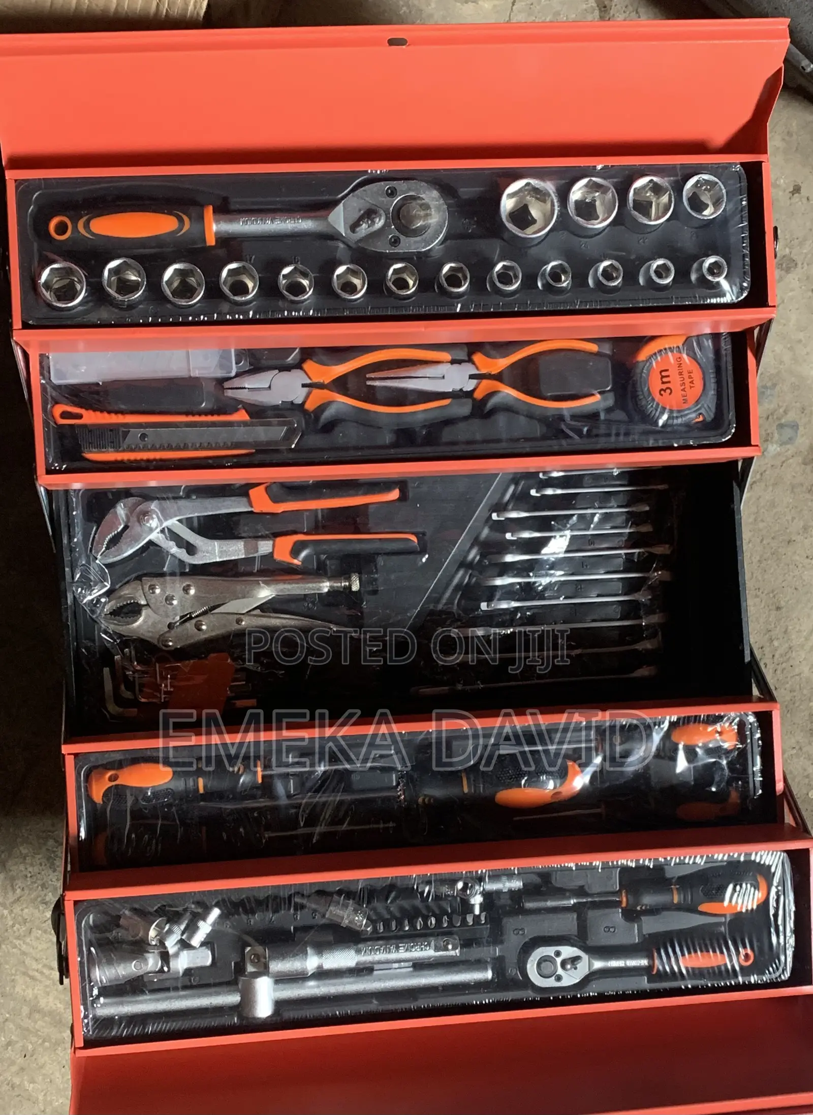 Tool KIT 5 Tray Tool Box 85 PCS