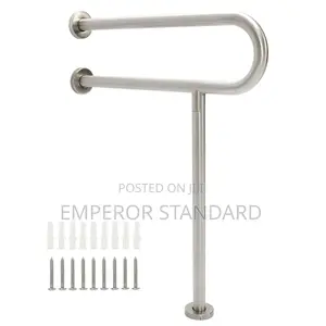 Stainless Steel Handicap Grab Bars Rails Toilet Bathroom